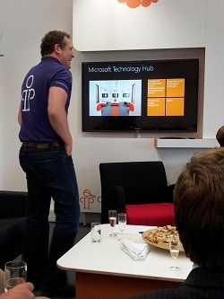 Ben Gower, Perspicuity at the opening of the Microsoft Technology Hub, Yeovil